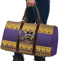 Viking-Inspired Football Christmas Travel Bag Valhalla-la Viking Warrior - Wonder Print Shop