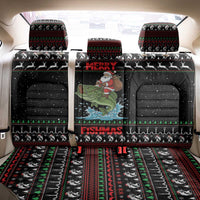 Merry Fishmas Santa Riding Bass Back Car Seat Cover Funny Christmas - Wonder Print Shop