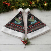 Merry Fishmas Santa Riding Bass Christmas Santa Hat Funny Christmas - Wonder Print Shop
