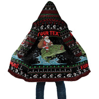 Merry Fishmas Santa Riding Bass Personalized Cloak Funny Christmas - Wonder Print Shop