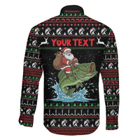 Merry Fishmas Santa Riding Bass Personalized Family Matching Mermaid Dress and Hawaiian Shirt Funny Christmas - Wonder Print Shop