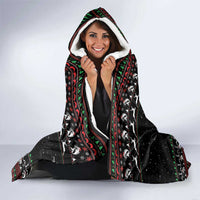 Merry Fishmas Santa Riding Bass Hooded Blanket Funny Christmas - Wonder Print Shop