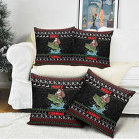 Merry Fishmas Santa Riding Bass Pillow Cover Funny Christmas - Wonder Print Shop