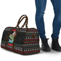 Merry Fishmas Santa Riding Bass Travel Bag Funny Christmas - Wonder Print Shop