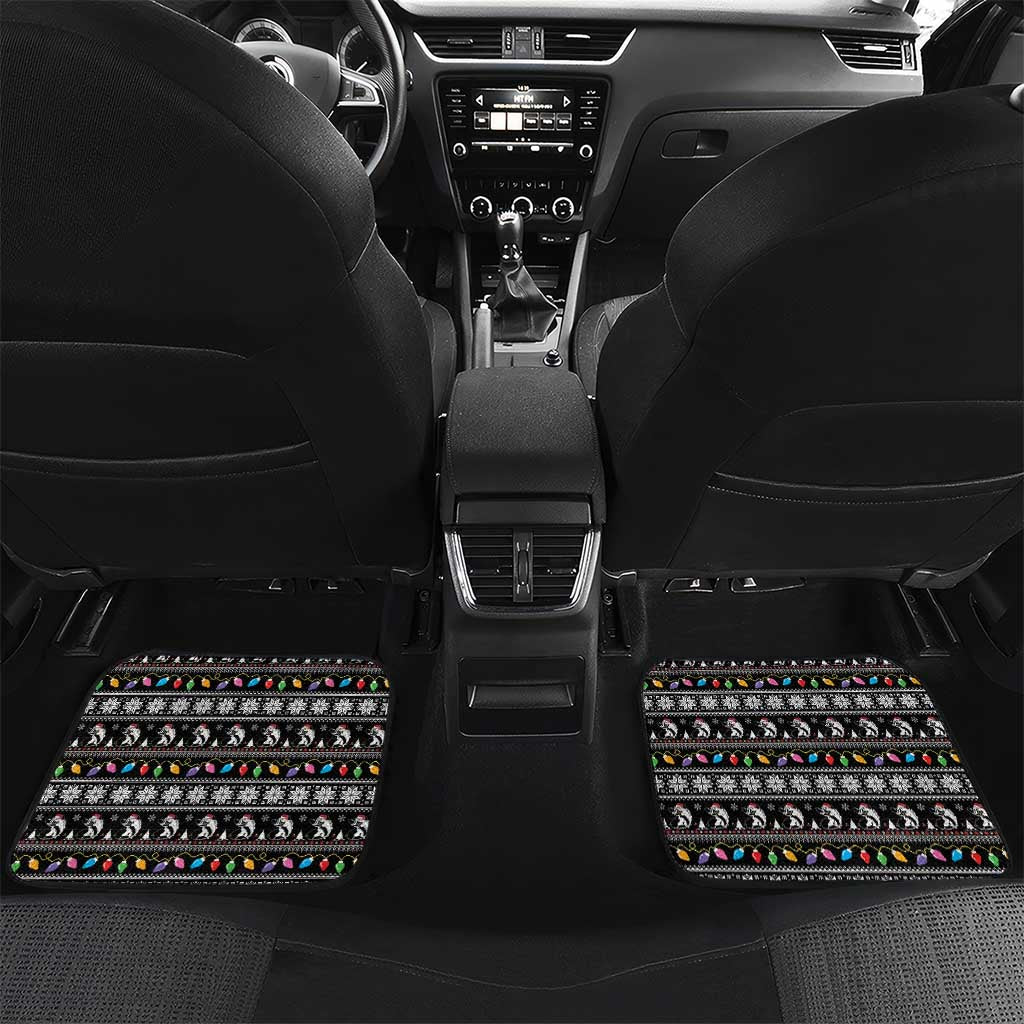Merry Fishmas Car Mats Fishing Christmas Tree Lights - Wonder Print Shop