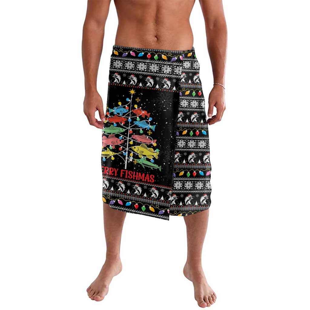 Merry Fishmas Lavalava Fishing Christmas Tree Lights - Wonder Print Shop