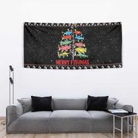 Merry Fishmas Tapestry Fishing Christmas Tree Lights - Wonder Print Shop