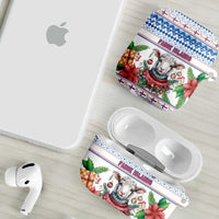 Faroe Islands Christmas AirPods Case Cute Faroese Sheep Xmas Patterns - Wonder Print Shop