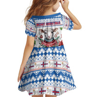 Faroe Islands Christmas Family Matching Puletasi and Hawaiian Shirt Cute Faroese Sheep Xmas Patterns - Wonder Print Shop