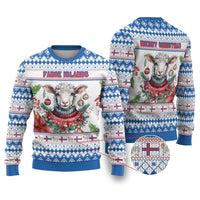 Faroe Islands Christmas Ugly Christmas Sweater Cute Faroese Sheep Xmas Patterns - Wonder Print Shop