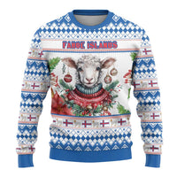 Faroe Islands Christmas Ugly Christmas Sweater Cute Faroese Sheep Xmas Patterns - Wonder Print Shop