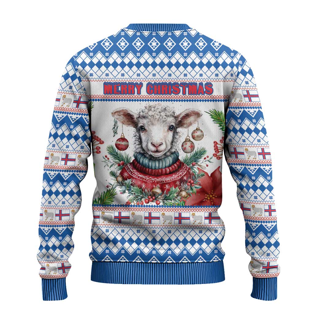 Faroe Islands Christmas Ugly Christmas Sweater Cute Faroese Sheep Xmas Patterns - Wonder Print Shop