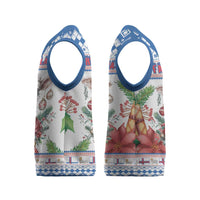 Faroe Islands Christmas Knitted V-Neck Vest Cute Faroese Sheep Xmas Patterns - Wonder Print Shop