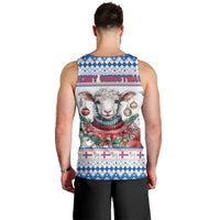 Faroe Islands Christmas Men Tank Top Cute Faroese Sheep Xmas Patterns - Wonder Print Shop