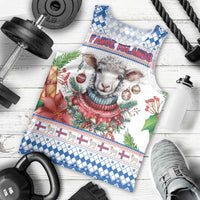 Faroe Islands Christmas Men Tank Top Cute Faroese Sheep Xmas Patterns - Wonder Print Shop