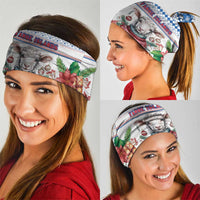 Faroe Islands Christmas Neck Gaiter Cute Faroese Sheep Xmas Patterns - Wonder Print Shop