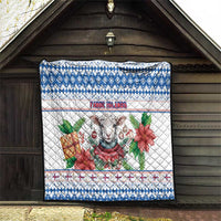 Faroe Islands Christmas Quilt Cute Faroese Sheep Xmas Patterns - Wonder Print Shop