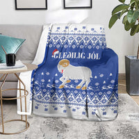 Faroe Islands Christmas Blanket Coat Of Arms Xmas Patterns - Wonder Print Shop