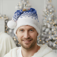 Faroe Islands Christmas Santa Hat Coat Of Arms Xmas Patterns - Wonder Print Shop