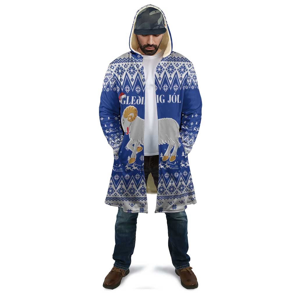 Faroe Islands Christmas Cloak Coat Of Arms Xmas Patterns - Wonder Print Shop