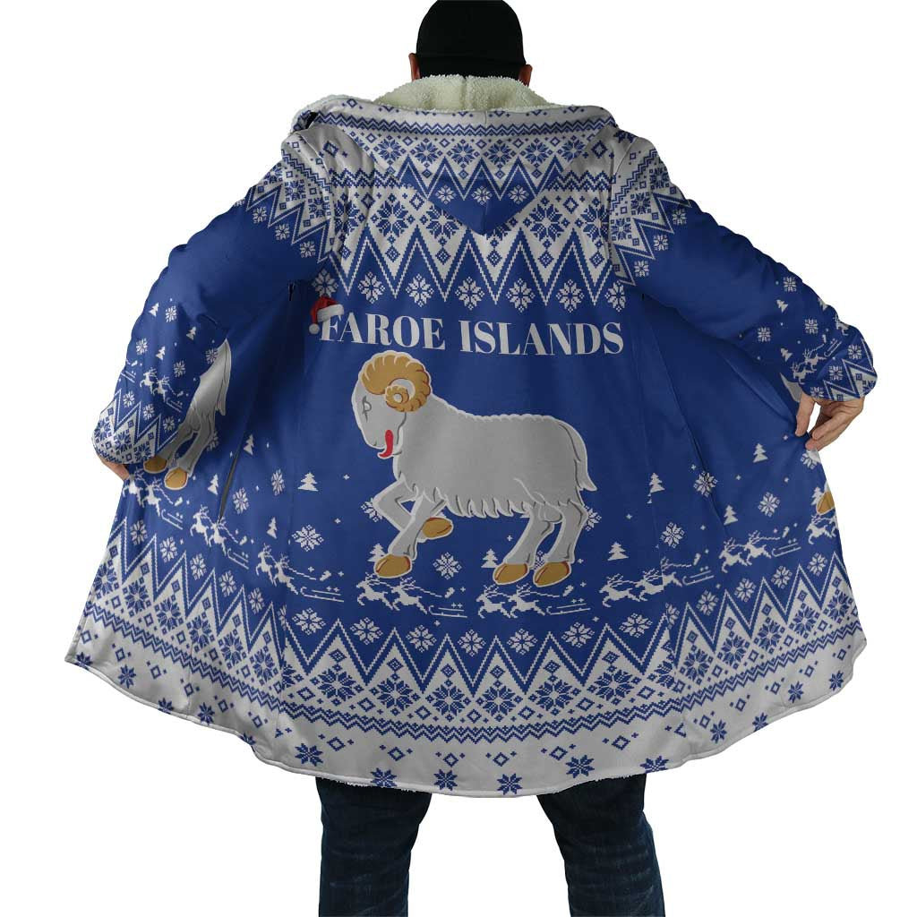 Faroe Islands Christmas Cloak Coat Of Arms Xmas Patterns - Wonder Print Shop