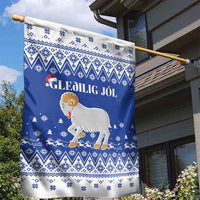 Faroe Islands Christmas Garden Flag Coat Of Arms Xmas Patterns - Wonder Print Shop