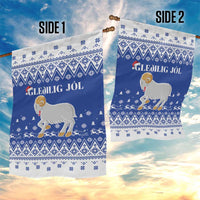 Faroe Islands Christmas Garden Flag Coat Of Arms Xmas Patterns - Wonder Print Shop
