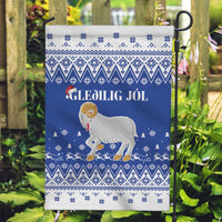 Faroe Islands Christmas Garden Flag Coat Of Arms Xmas Patterns - Wonder Print Shop