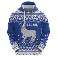 Faroe Islands Christmas Hoodie Coat Of Arms Xmas Patterns - Wonder Print Shop