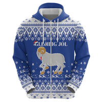 Faroe Islands Christmas Hoodie Coat Of Arms Xmas Patterns - Wonder Print Shop
