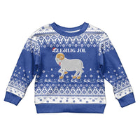 Faroe Islands Christmas Kid Ugly Christmas Sweater Coat Of Arms Xmas Patterns - Wonder Print Shop