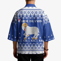 Faroe Islands Christmas Kimono Coat Of Arms Xmas Patterns - Wonder Print Shop
