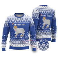 Faroe Islands Christmas Ugly Christmas Sweater Coat Of Arms Xmas Patterns - Wonder Print Shop