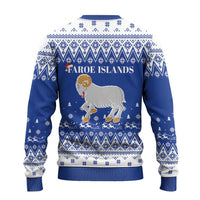 Faroe Islands Christmas Ugly Christmas Sweater Coat Of Arms Xmas Patterns - Wonder Print Shop