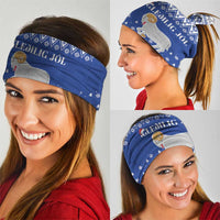 Faroe Islands Christmas Neck Gaiter Coat Of Arms Xmas Patterns - Wonder Print Shop