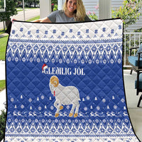Faroe Islands Christmas Quilt Coat Of Arms Xmas Patterns - Wonder Print Shop