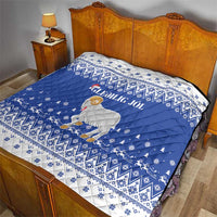 Faroe Islands Christmas Quilt Coat Of Arms Xmas Patterns - Wonder Print Shop