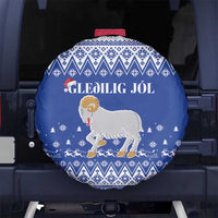 Faroe Islands Christmas Spare Tire Cover Coat Of Arms Xmas Patterns - Wonder Print Shop