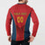 Custom Spain Rugby Button Sweatshirt Los Leones Lion Mascot