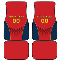 Custom Spain Rugby Car Mats Los Leones Lion Mascot LT18