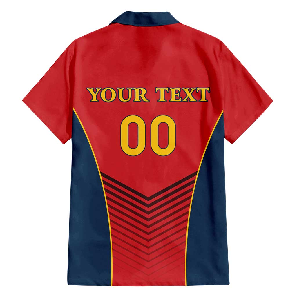 Custom Spain Rugby Family Matching Summer Maxi Dress and Hawaiian Shirt Los Leones Lion Mascot - Wonder Print Shop