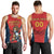 Custom Spain Rugby Men Tank Top Los Leones Lion Mascot - Wonder Print Shop