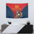 Custom Spain Rugby Tapestry Los Leones Lion Mascot - Wonder Print Shop