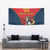 Custom Spain Rugby Tapestry Los Leones Lion Mascot - Wonder Print Shop