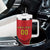 Custom Spain Rugby Tumbler With Handle Los Leones Lion Mascot - Wonder Print Shop