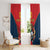 Custom Spain Rugby Window Curtain Los Leones Lion Mascot - Wonder Print Shop