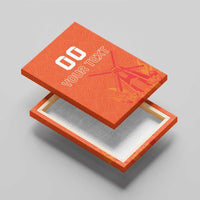 Custom Netherlands Rugby Canvas Wall Art Windmill and Tulips With Jersey Pattern LT18