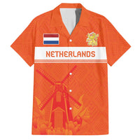 Custom Netherlands Rugby Family Matching Puletasi and Hawaiian Shirt Windmill and Tulips With Jersey Pattern
