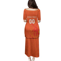 Custom Netherlands Rugby Family Matching Puletasi and Hawaiian Shirt Windmill and Tulips With Jersey Pattern