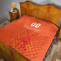 Custom Netherlands Rugby Quilt Windmill and Tulips With Jersey Pattern - Wonder Print Shop